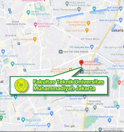 Campus Location & Map (Google Map) Fakultas Teknik UMJ Nomor